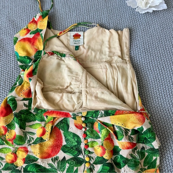 FARM RIO Sands Linen Midi Dress Size Small - Picture 8 of 16